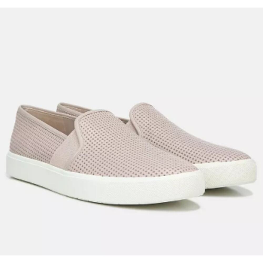 Vince Perforated Leather Blair Pink Sneaker Size 6.5 - Picture 1 of 11